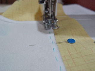 Manualidades de bordado: Delantal para pinzas de la ropa o costura-1454