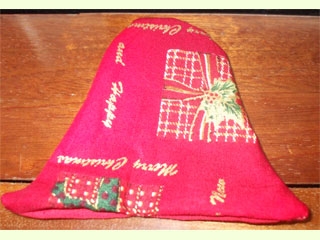 Manualidades Navidad: Campana de Patchwork-160