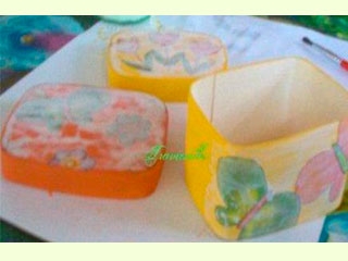 Manualidades con papel: Caja decoupage-275