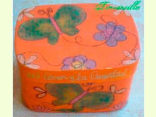 Manualidades con papel: Caja decoupage-280