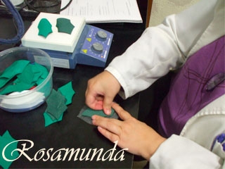 Manualidades Navidad: Centro de mesa en foamy termoformado-548