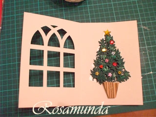 Manualidades e ideas para Navidad: Tarjeta de foamy-597