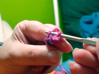Manualidades crochet: Bufanda original-678