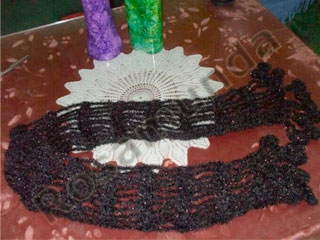 Manualidades crochet: Bufanda original-688