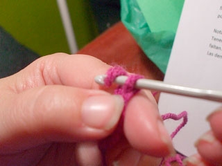 Manualidades crochet: Bufanda a ganchillo con flor-695