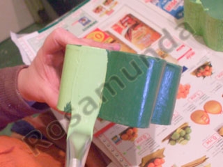 Manualidades con papel: Caja con decoupage y craquelada-721