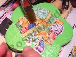 Manualidades con papel: Caja con decoupage y craquelada-727