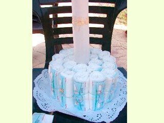 Manualidades DIY: Tarta de pañales para Baby Shower-999