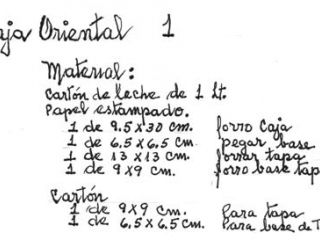 Manualidades paso a paso: Taller de cajas Orientales-101