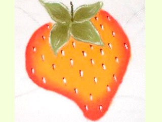 Manualidades DIY: Tapete individual con fresas pintadas-1394