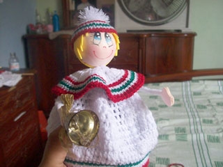 Manualidades crochet: Ángel 3D en ganchillo-1665