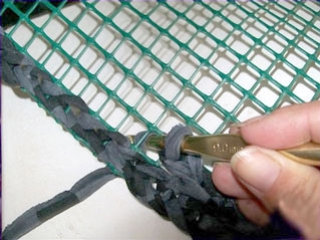 Manualidades crochet: Alfombra tejida con trapillo-1760