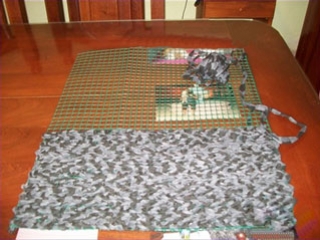 Manualidades crochet: Alfombra tejida con trapillo-1763