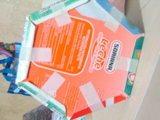 Manualidades reciclaje: Caja de pañuelos-2114