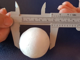Medidas y número de bolas