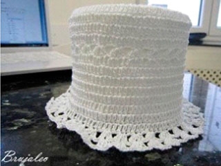 Manualidades crochet: Funda para papel higiénico