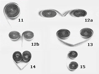 Manualidades con filigrana: Movimientos básicos II