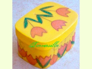 Manualidades con papel: Caja decoupage