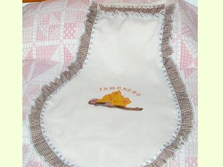 Manualidades en pintura sobre tela: Jamonero