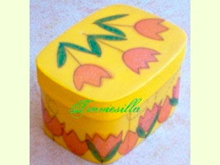 Manualidades con papel: Caja decoupage