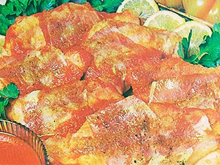 Receta de filetes de pavo rellenos