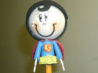 Manualidades con foamy: lapifucho Superman