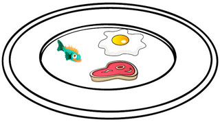 Carne, pescado y huevos