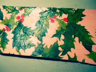 Pintura en foamy decoupage