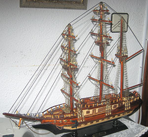 Maqueta de velero